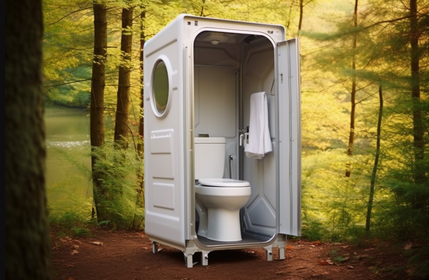 The Ultimate Outdoor Shower And Toilet Combo Compact Hygienic Portable