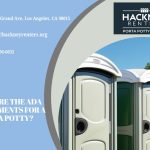 What Are The ADA Requirements For A Porta Potty