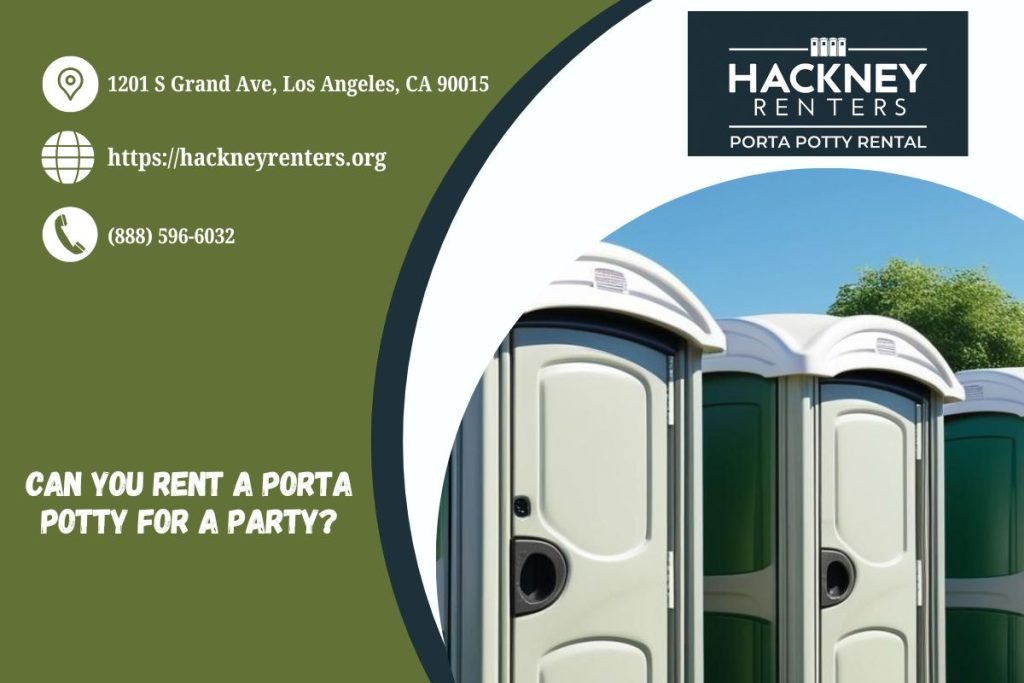 Can You Rent A Porta Potty For A Party